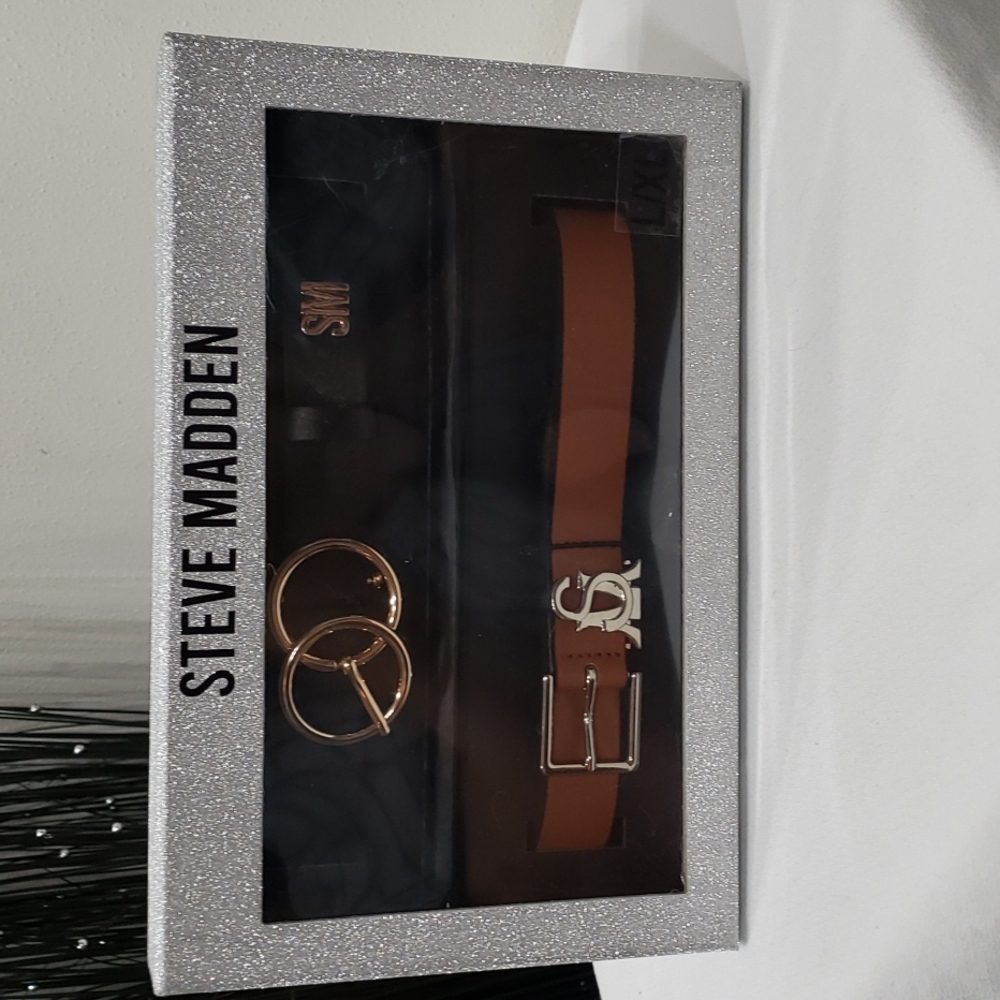 Steve Madden Belt Set NWOT